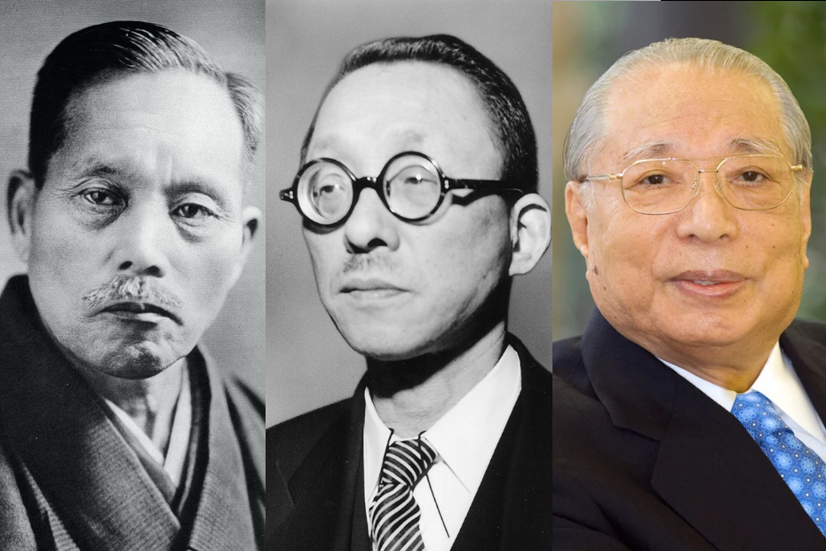 Tsunesaburo Makiguchi, Josei Toda et Daisaku Ikeda [©Seikyo Press]