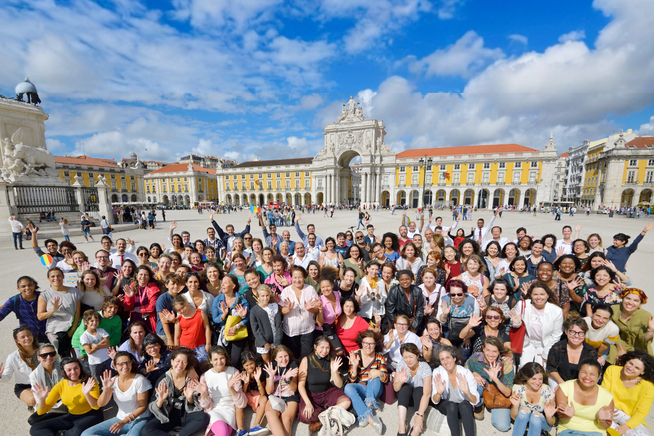 Membres de la Soka Gakkai à Lisbonne, Portugal. [DR]